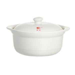 康舒 陶瓷砂锅煲汤煲瓷煲明火炖 1# 2.4L 适合2-3人