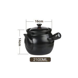 康舒 药罐陶瓷药壶 中药锅 养生砂锅 16# 2.1L